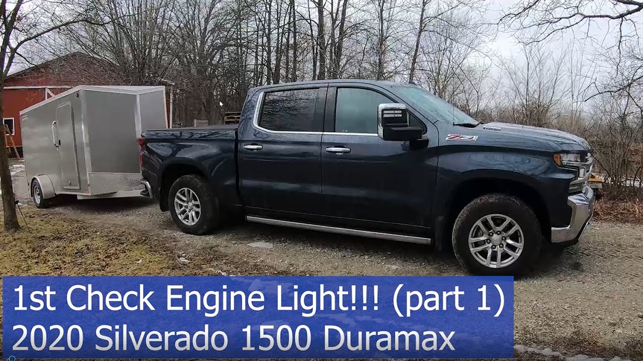 Silverado 1500 Duramax 2020 года — первый индикатор Check Engine!!! (Часть 1)