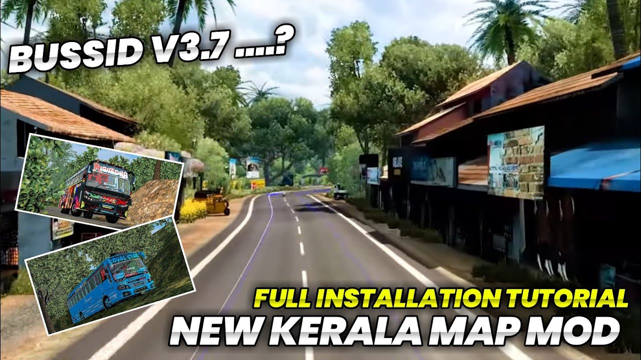 How To Add New Kerala Map In Bus Simulator Indonesia | Full Tutorial | Secret Hidden Map | Malayalam
