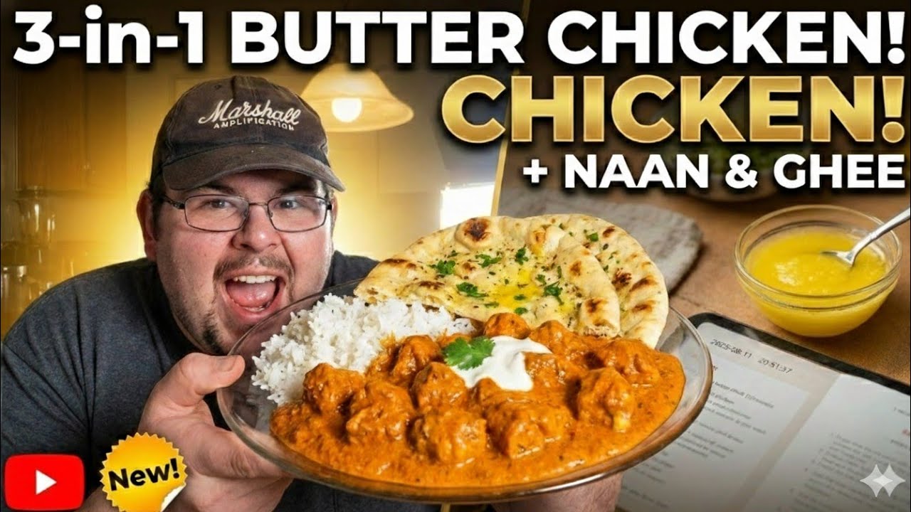 The BEST Butter Chicken Ever! (3 Recipes In 1)