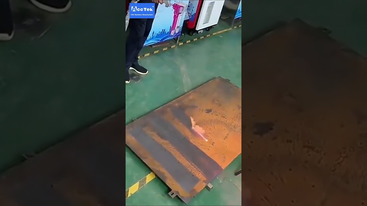 Dual axis CW Laser Cleaning Machine with Qilin Control System