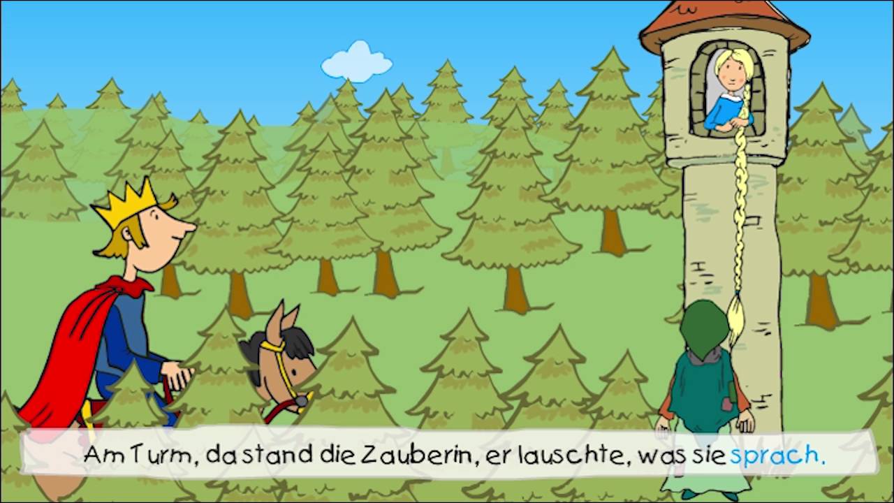🏞️ Rapunzel, Rapunzel, lass dein Haar herunter  - M&auml;rchenlieder zum Mitsingen || Kinderlieder