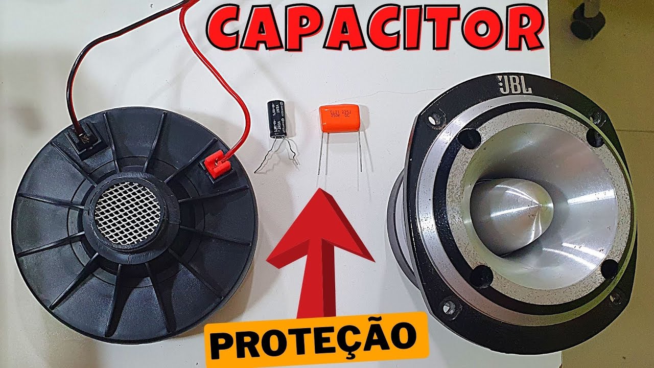 Capacitor para que serve e qual usar na CORNETA e TWEETER #somautomotivo