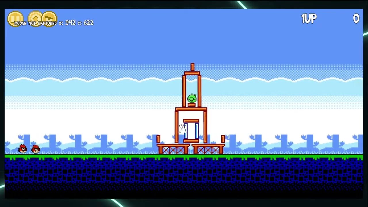 Angry Birds but on the NES?!?!?