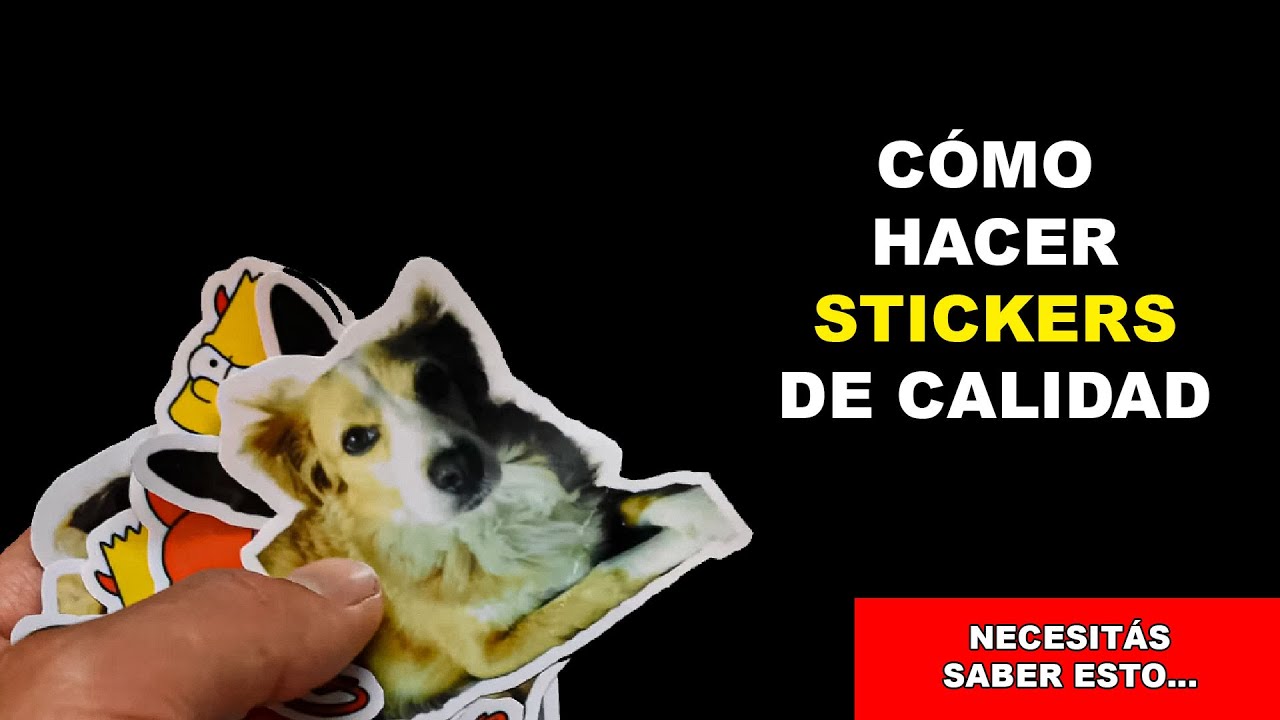 Cómo hacer y sublimar STICKERS con CONTORNO (EXPLICACIÓN DETALLADA)