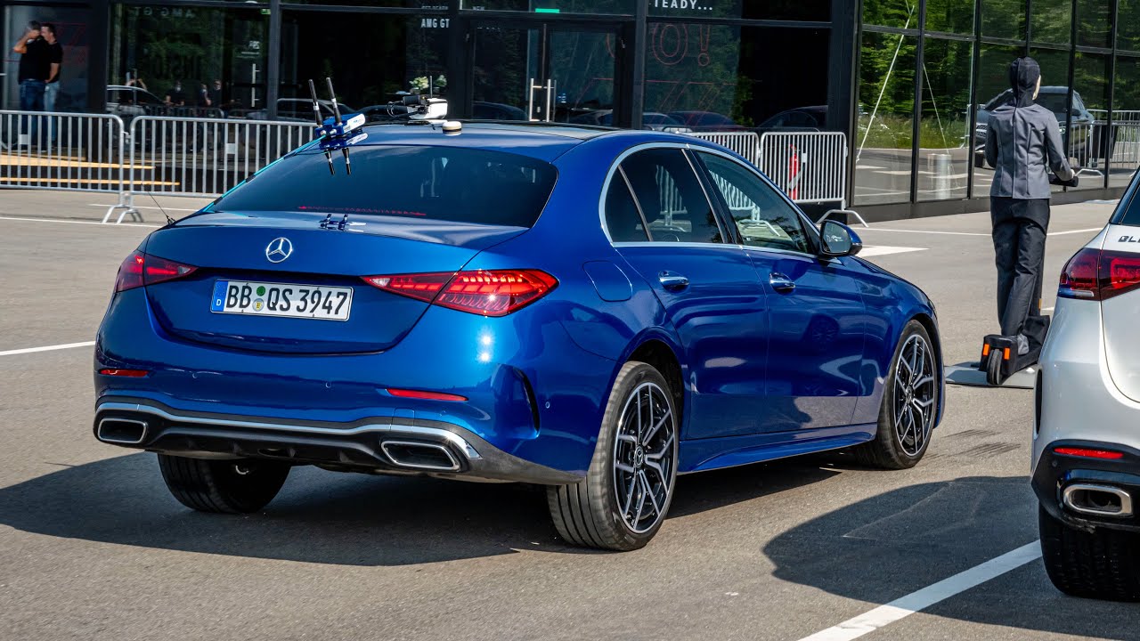 MERCEDES C-CLASS 2022 - ОБЪЯСНЕНИЕ и демонстрация вспомогательных систем вождения