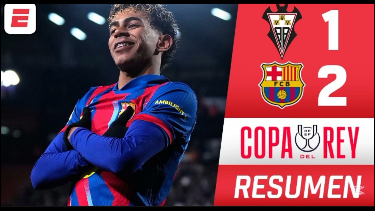 Parodia Barcelona vs Albacete cuartos de la Copa del Rey👑