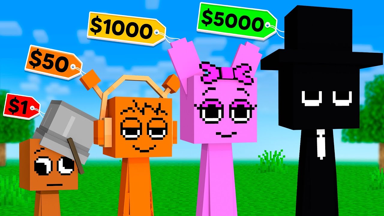 Minecraft, But I Can HIRE Sprunki!
