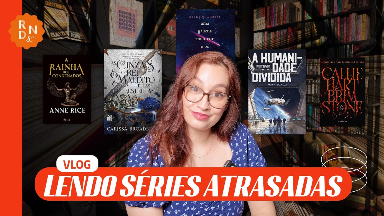 LI AS SÉRIES ATRASADAS DE 2025 | Lendo&Vlogando 268