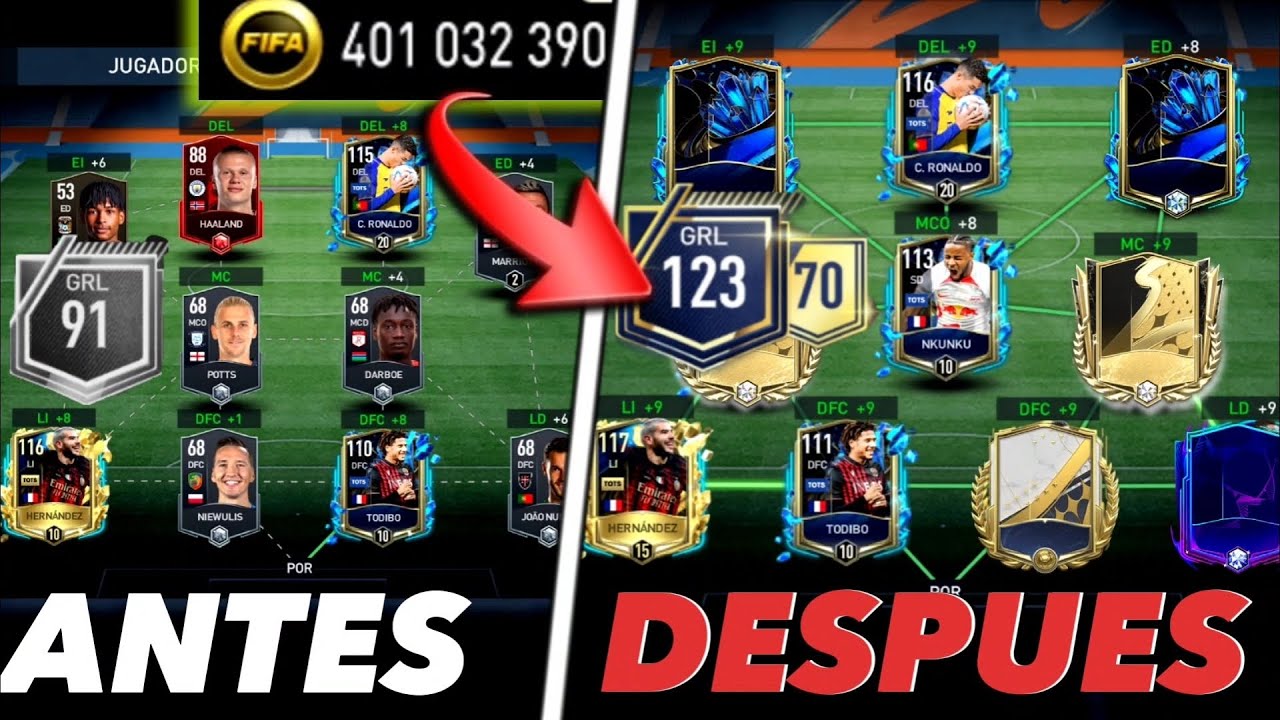 INVIERTO ➡️ 400 millones en mi *NUEVA cuenta* para RANKEO en cvc! 😱 Fifa Mobile