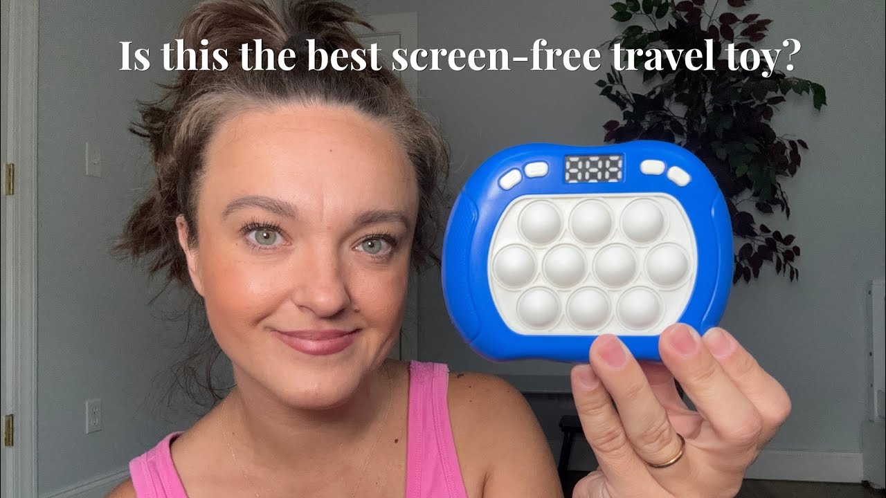 Pop Game Light Up Fidget Toy Review | 6 Game Modes, LED Quick Push Game for Kids | Best Travel Toy?