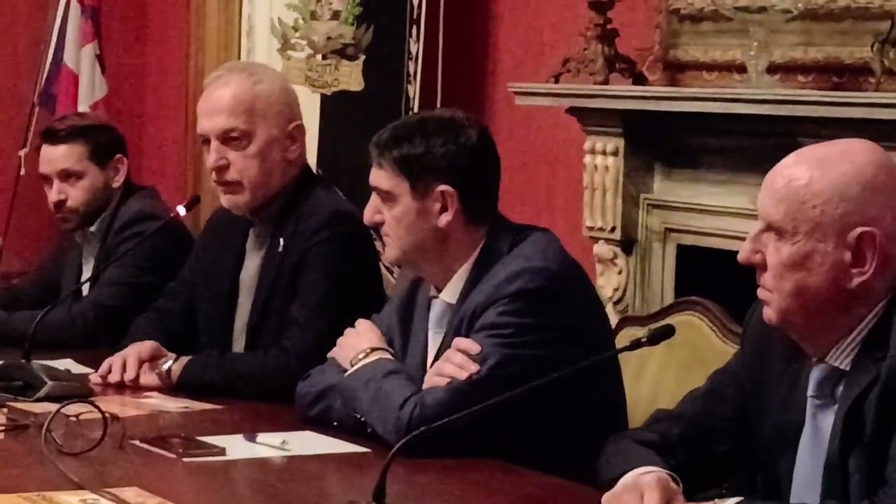 Giorgio Maria Bergesio alla presentazione del Carnevale di Fossano 2026