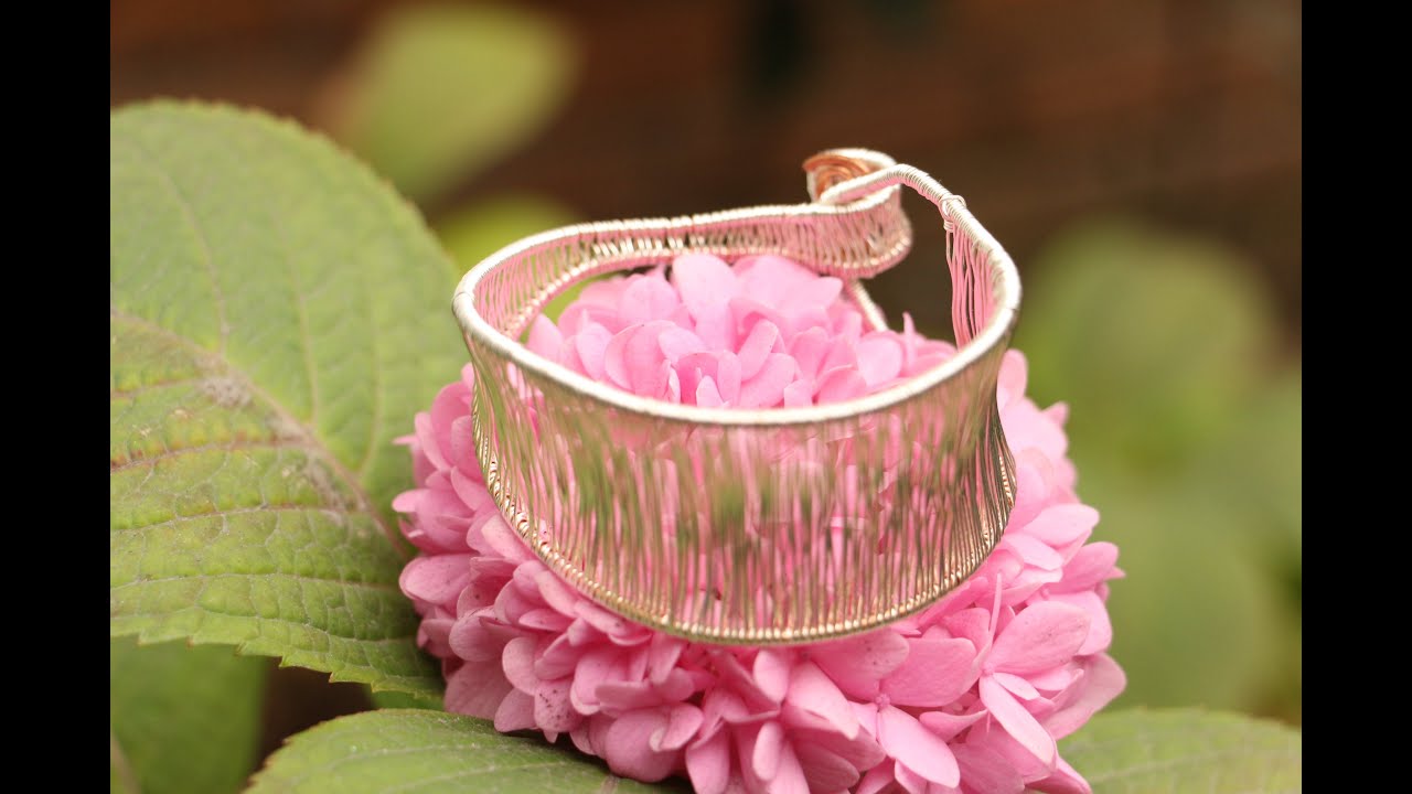 Alambrismo.Pulsera Margaret.Juana Marina.