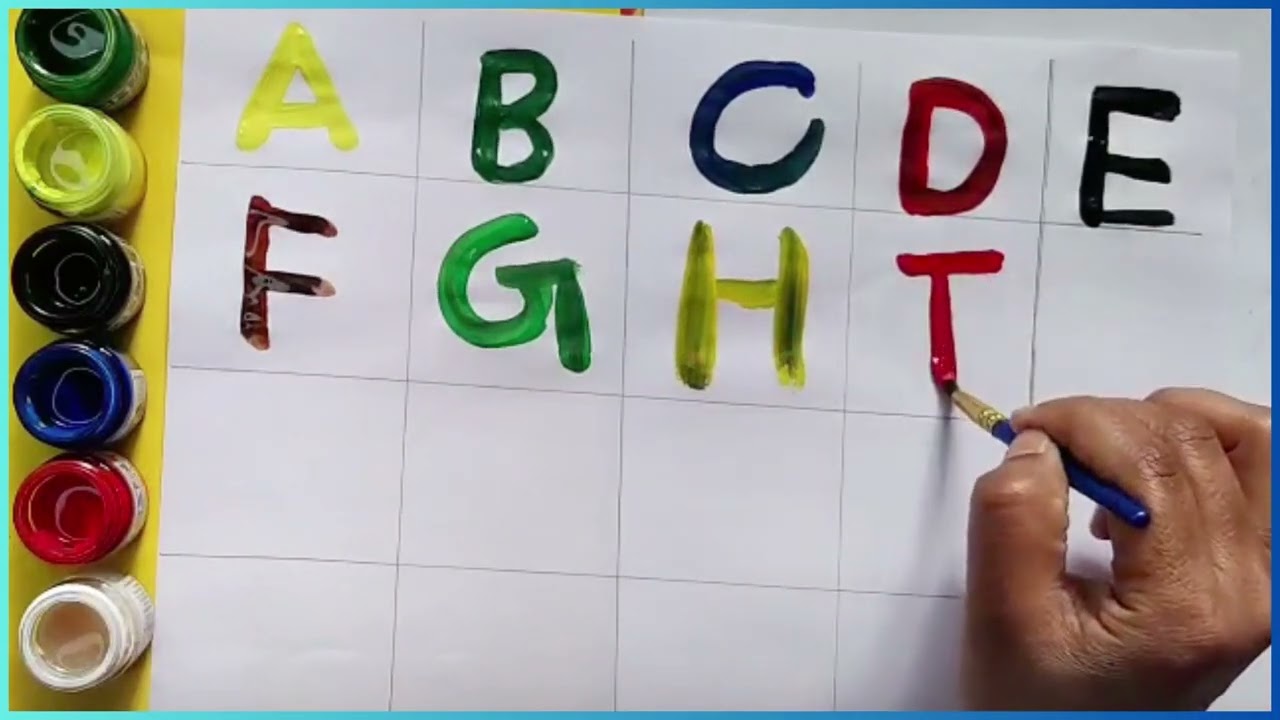 ABC song, A to Z ,Kids rhymes, collection for writing along dotted lines for toddler, Alphabet, 23p3