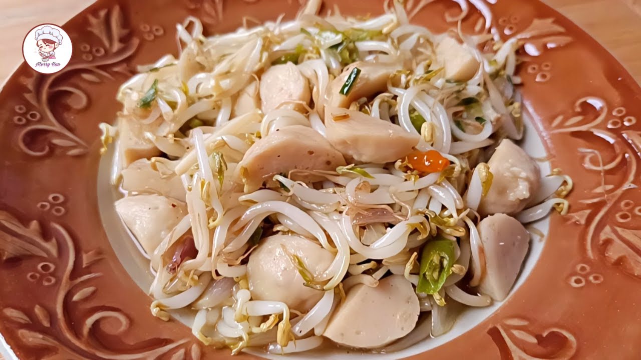 Tumis Tauge Bakso Saus Tiram Simple Dan Enak || Resep Masakan Sederhana