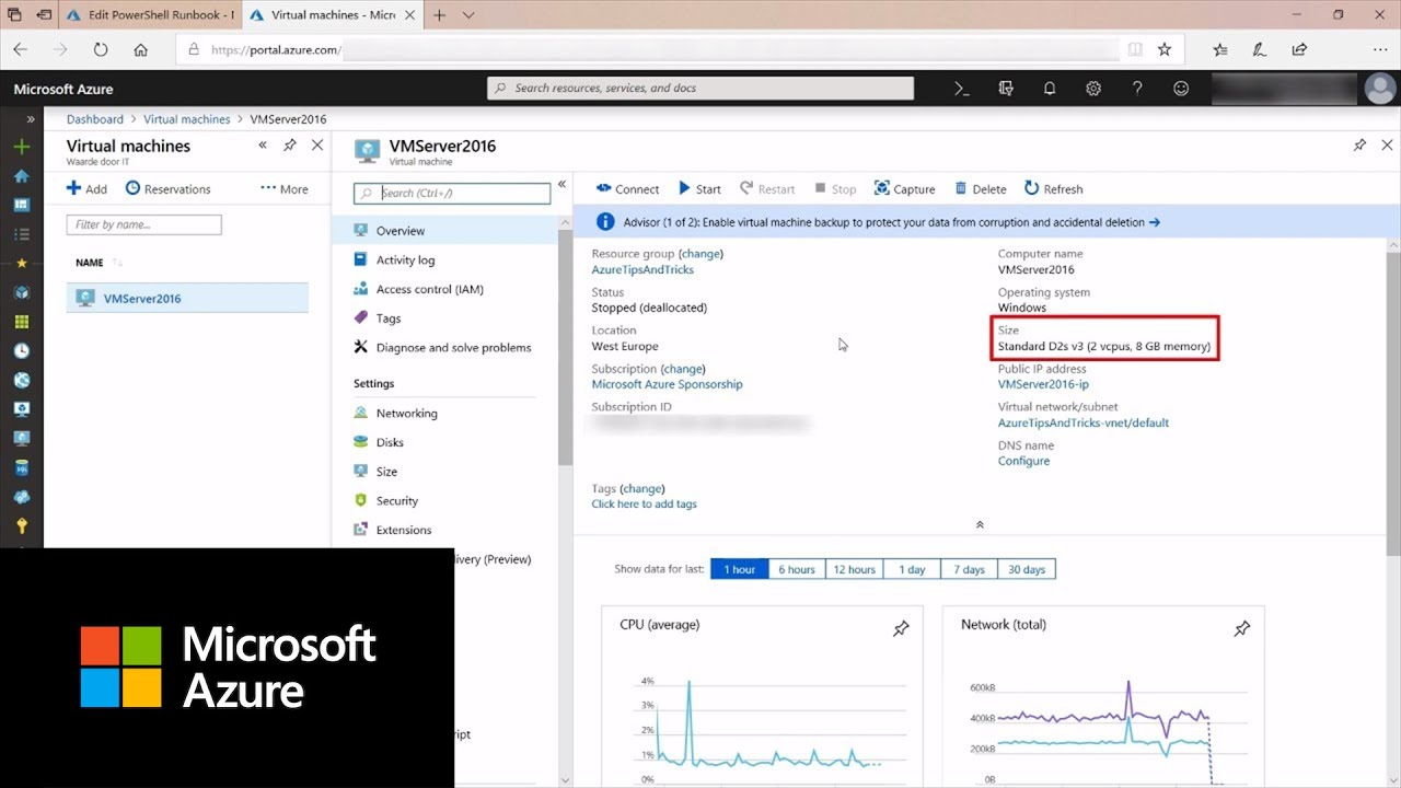 How to use Azure Automation with PowerShell | Azure Tips and Tricks