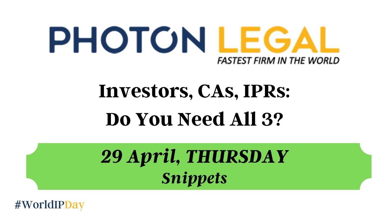 IP & Investments | Sunitha Ramaswamy