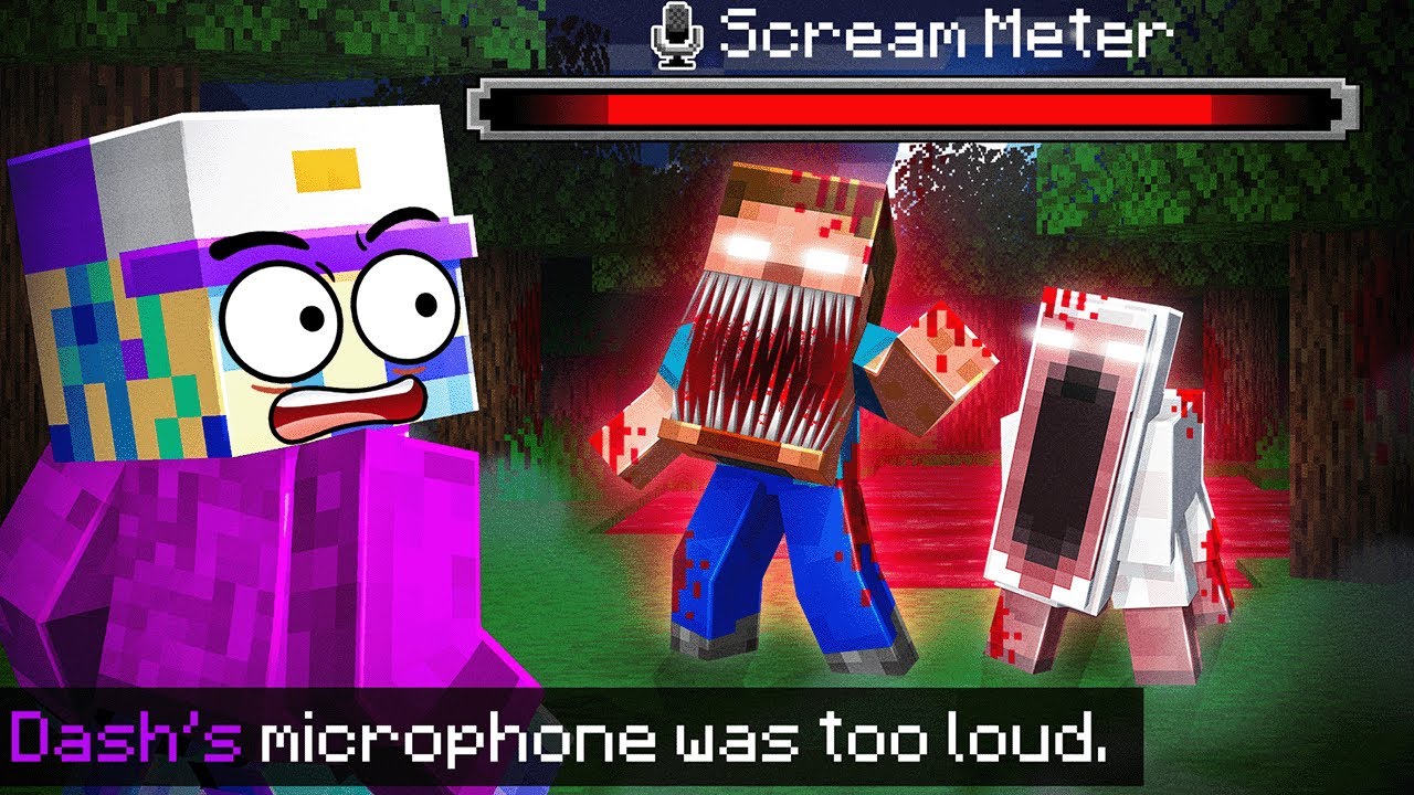 If You Scream, The Minecraft World Gets More Scary…