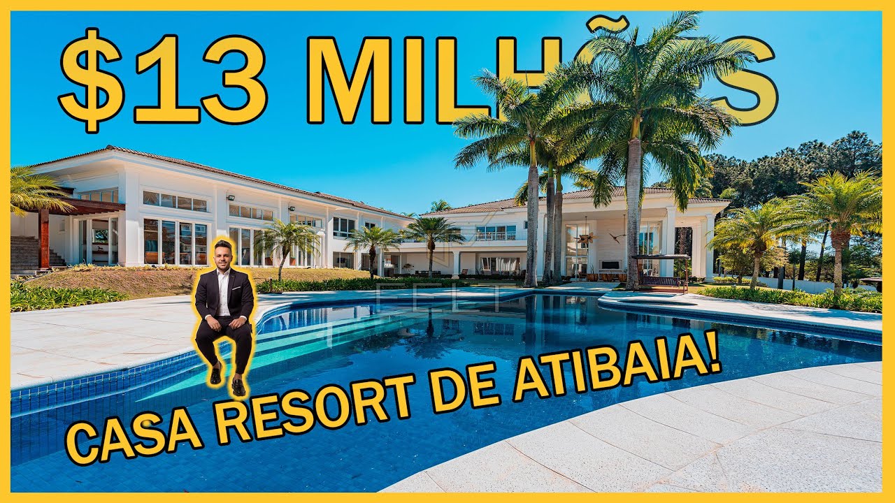 MANSÃO DE R$13.000.000,00 COM 7 MIL METROS DE ÁREA  UM VERDADEIRO RESORT