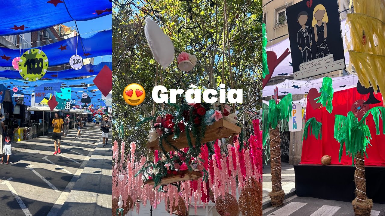 Празненства и разходка в квартал Gràcia