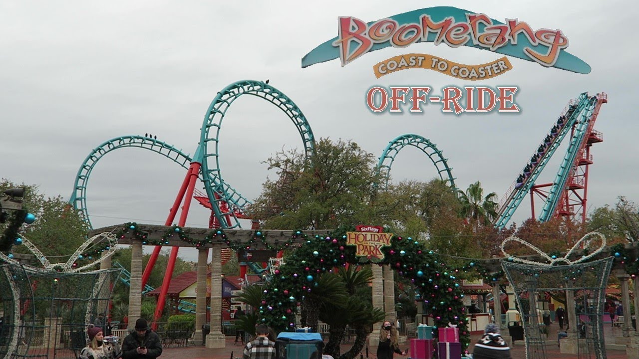 Boomerang Off-Ride Footage (2020), Six Flags Fiesta Texas Vekoma Boomerang | Non-Copyright
