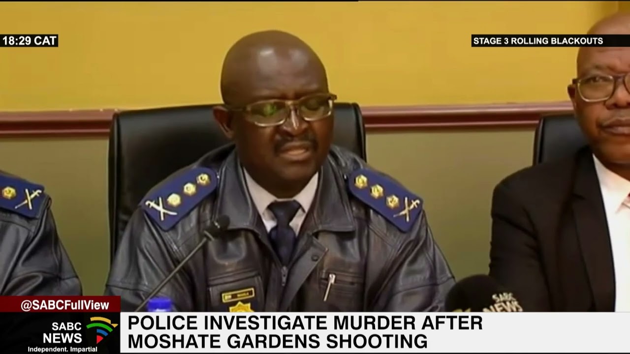 Police on a hunt for murder suspects in Moshate Gardens shooting in Rosslyn