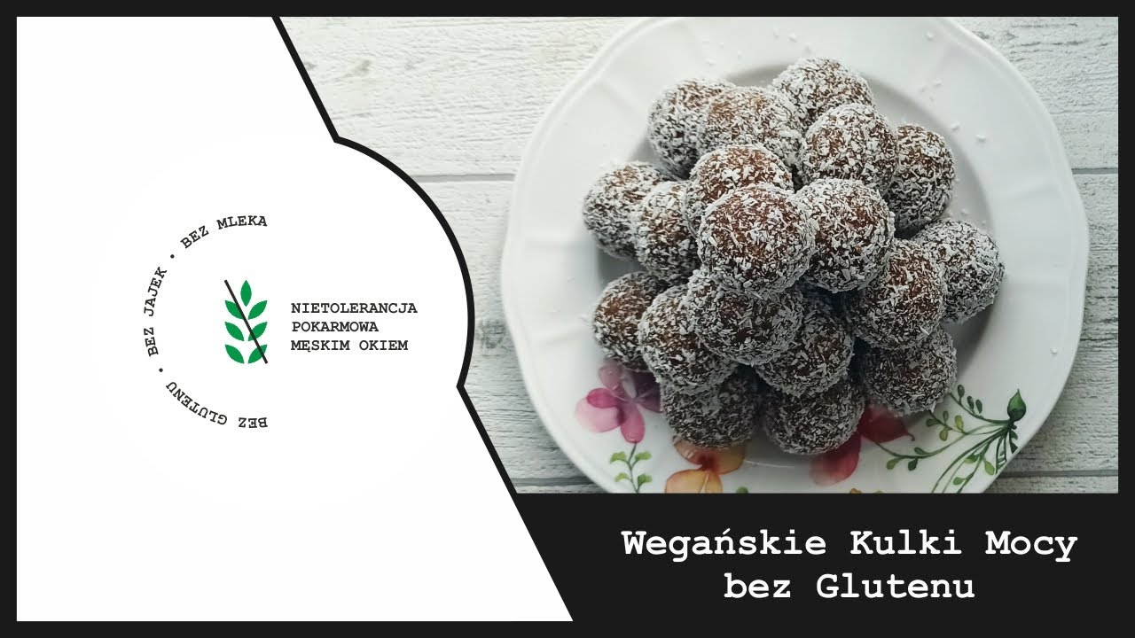 Wegańskie Kulki Mocy Bez Glutenu Bez Cukru Bez Kakao