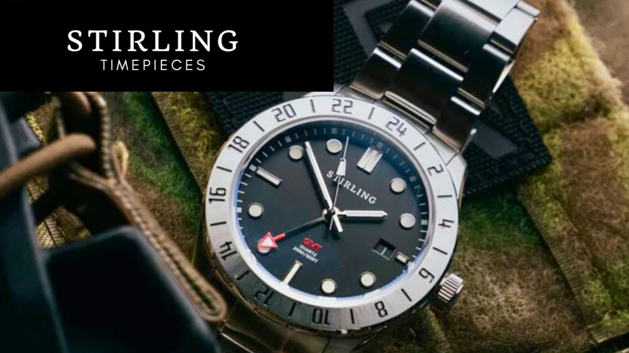 Часы Age of the Tactical Tool | Stirling Timepieces Upham Steel | Функция GMT для боевого применения