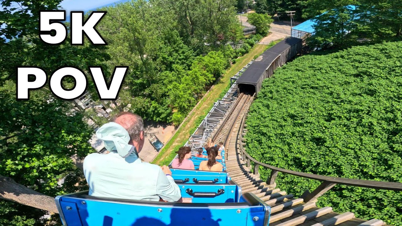 Ravine Flyer II Back Row POV [5K] | Waldameer 2025