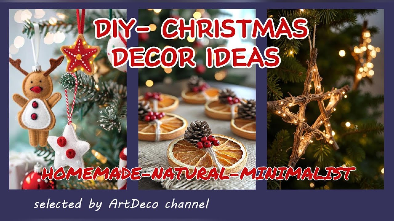 DIY CHRISTMAS ORNAMENTS - Christmas decor ideas #handmade#christmas#DIY#crafts