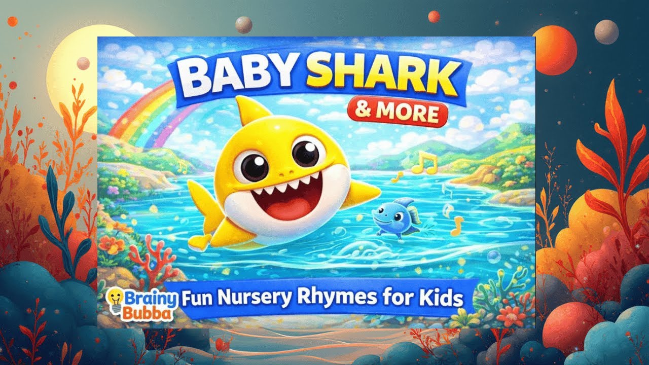 BABY SHARK & OTHER BRAINYBUBBA NURSERY RHYMES 