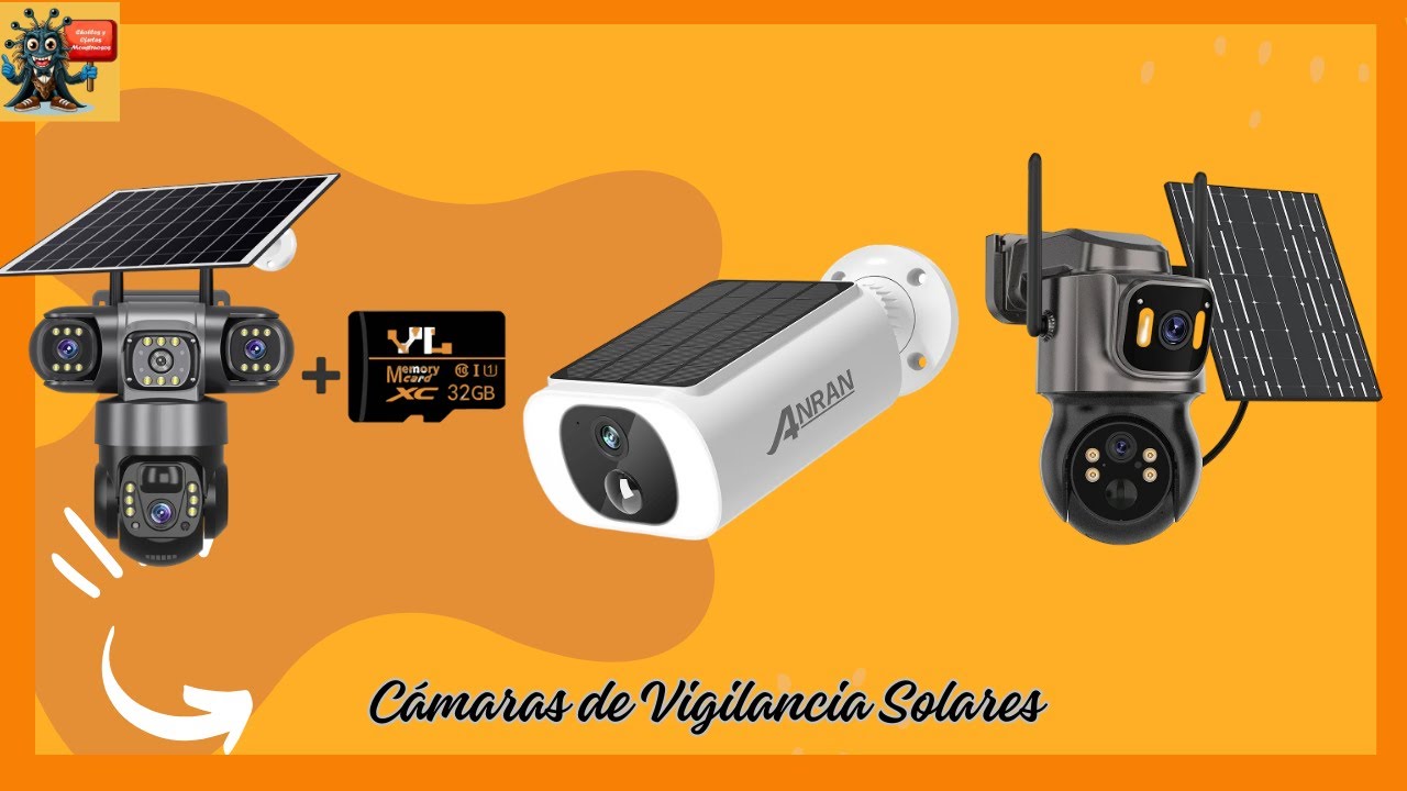 ✅ las 3 mejores Cámaras de vigilancia Solares del 2025✅CÁMARAS de SEGURIDAD PANEL SOLAR