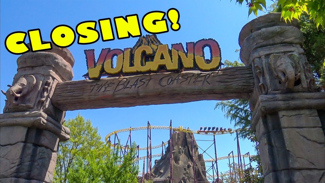 Volcano: The Blast Coaster - Will You Miss It? Kings Dominion Roller Coaster Closing!
