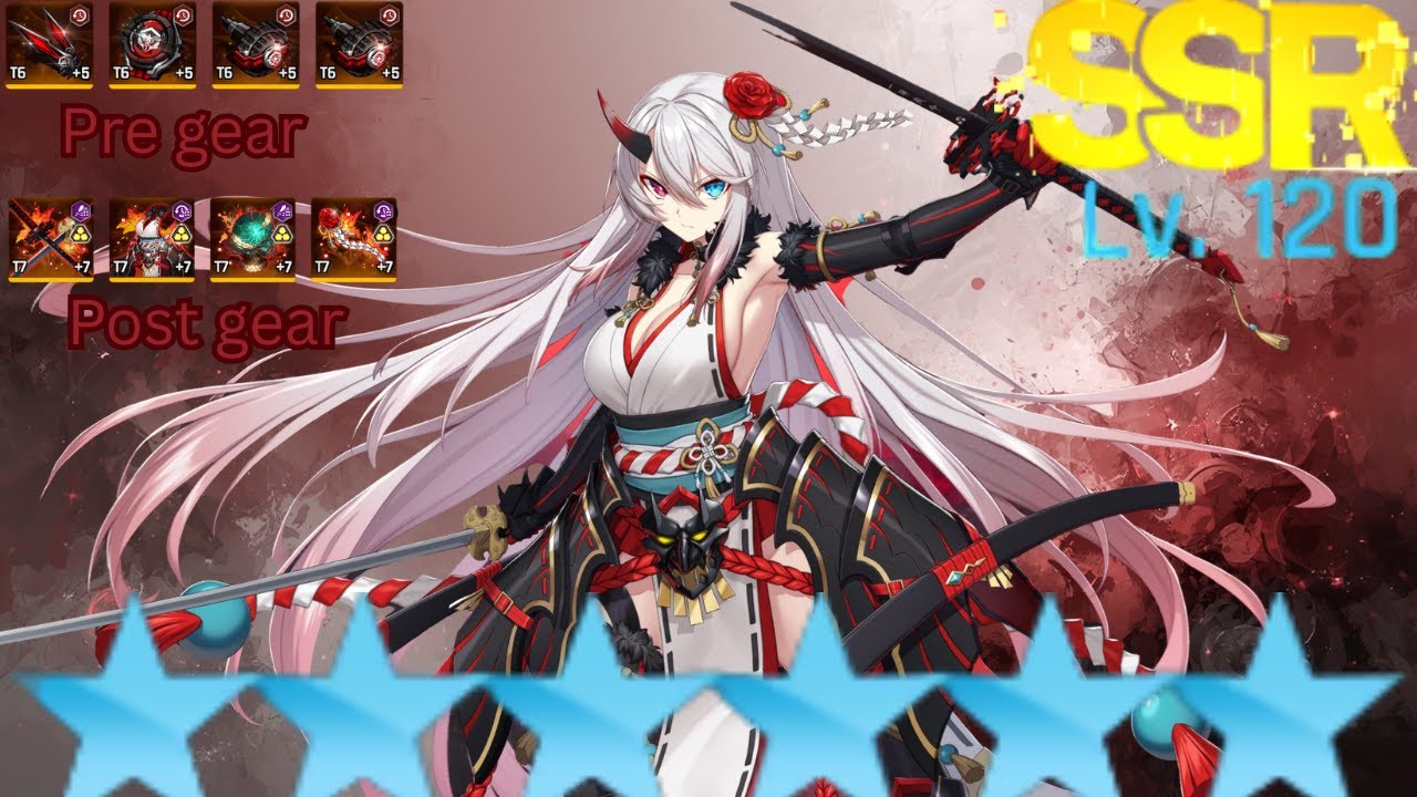 Pre and post awakened gear nanahara chifuyu showcase!!! Did she improve??? #countersideglobal