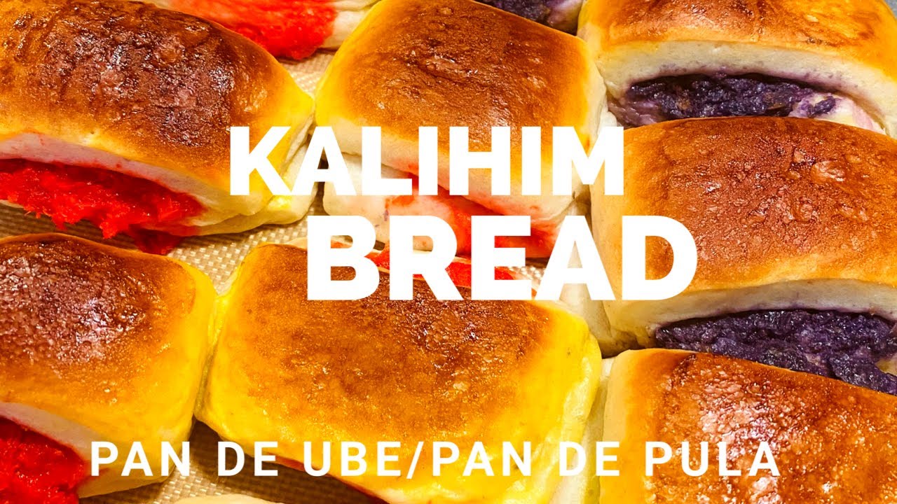 KALIHIM BREAD | PAN DE UBE | PAN DE PULA ( HOW TO MAKE PAN DE UBE AND PAN DE PULA) PAN DE REGLA