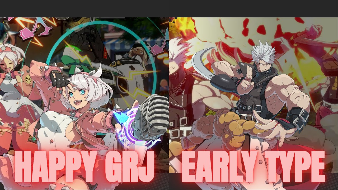 Guilty Gear Strive HappyGRJ Elphelt VS Early Type Chipp High Level Gameplay