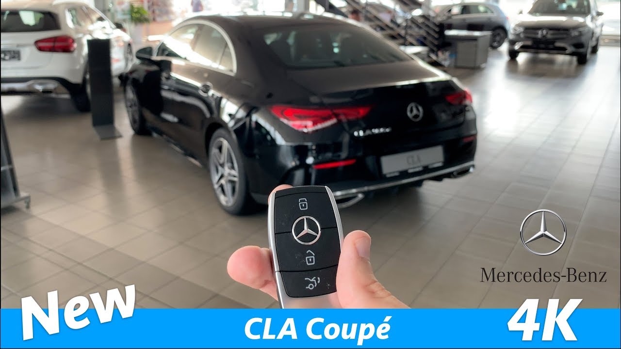 Mercedes CLA Coupé 2019 AMG Line первый быстрый обзор в 4K