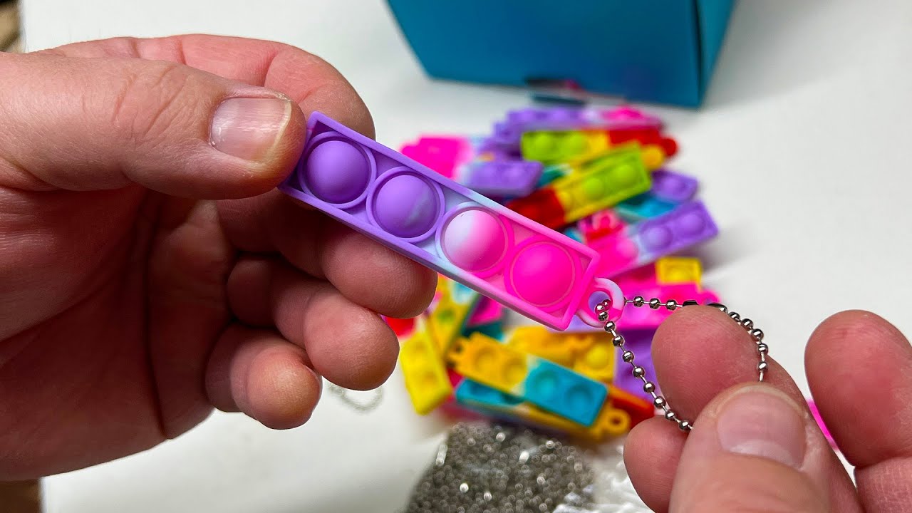 Mini Pop Fidget keychains