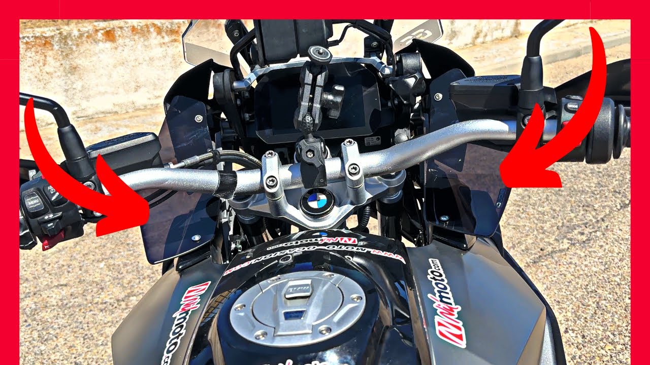Problemas con el aire en tu moto, deflectores Biondi para GS 1250 //Nilmoto