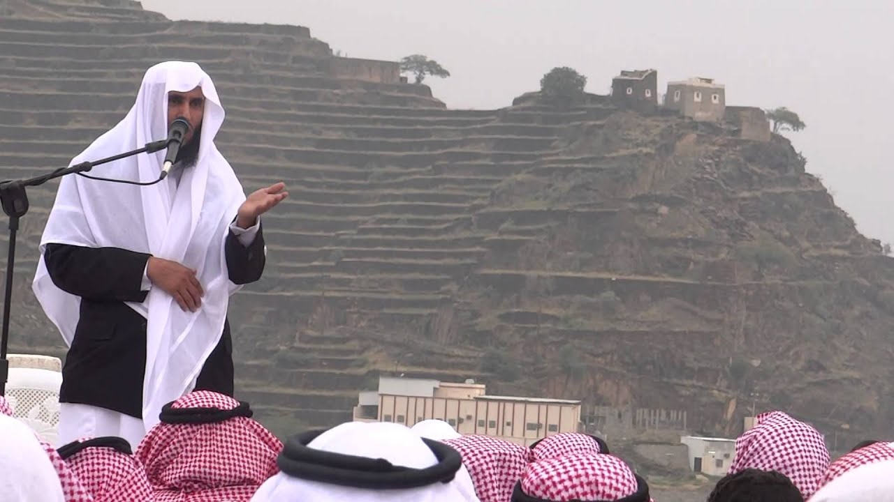 صلاة عيد الفطر بجامع حراز بني مالك خولان 1434هـ