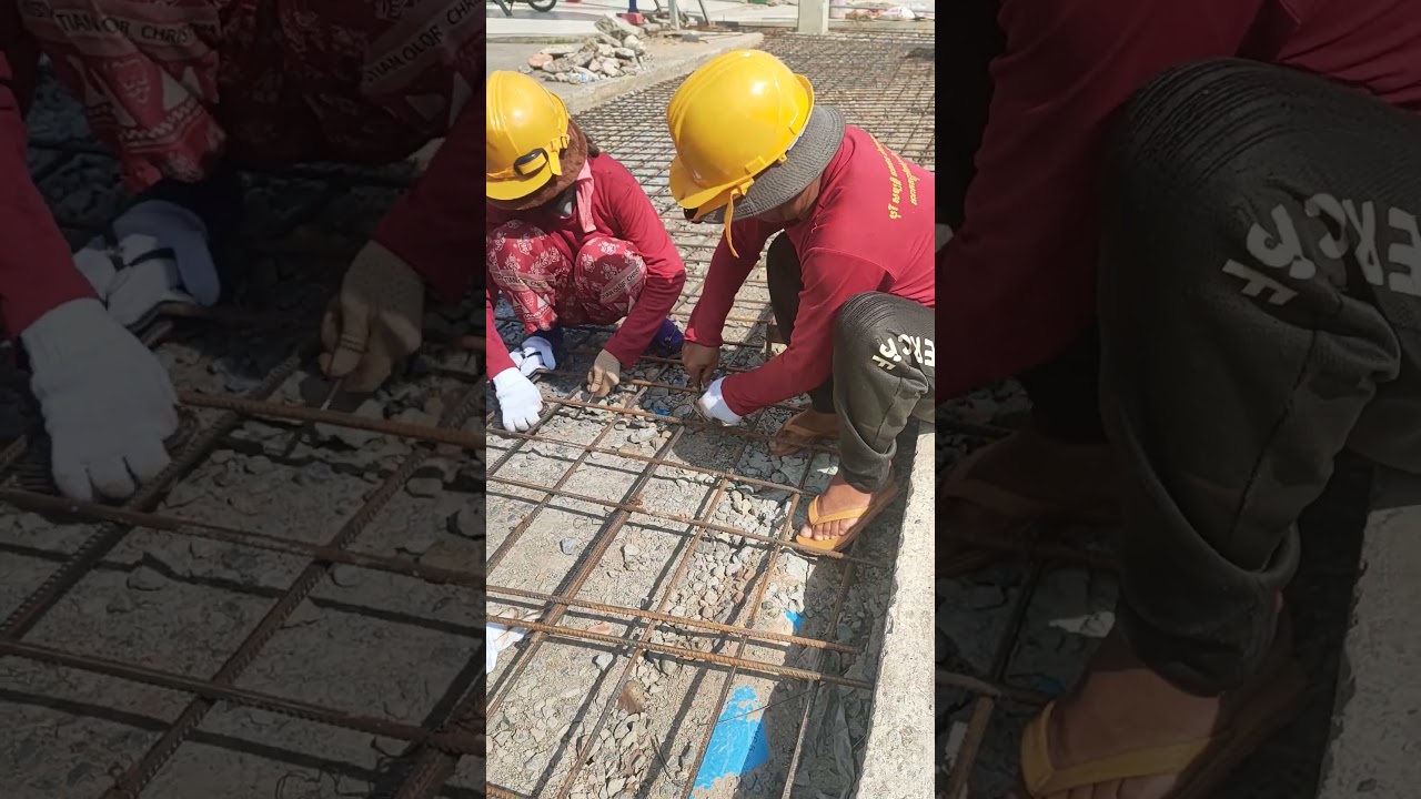 road construction skill by workers homeless