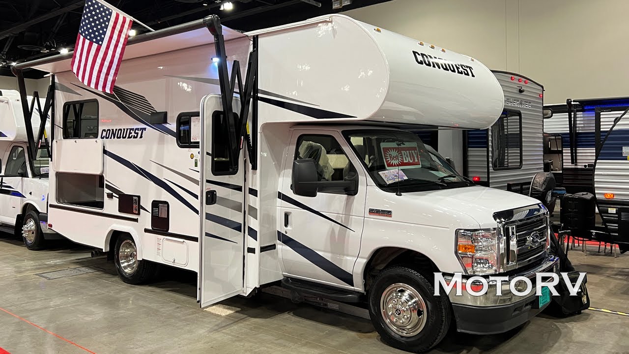 Conquest 6237LE Class C 2022 Ford E-350 Super Duty No Slides Compact Motorhome by Gulf Stream RV