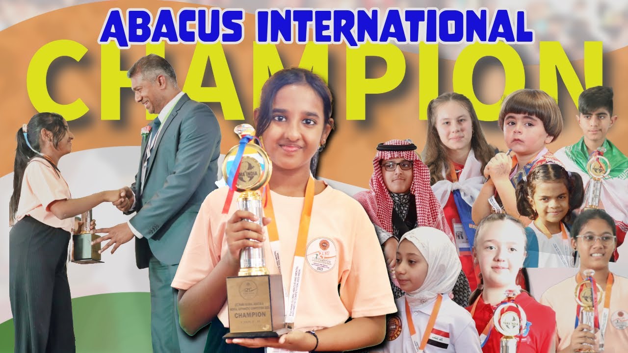 😍 WON CHAMPION IN ABACUS INTERNATIONAL COMPETITION || Swapna’s Wonderland || Abacus Education