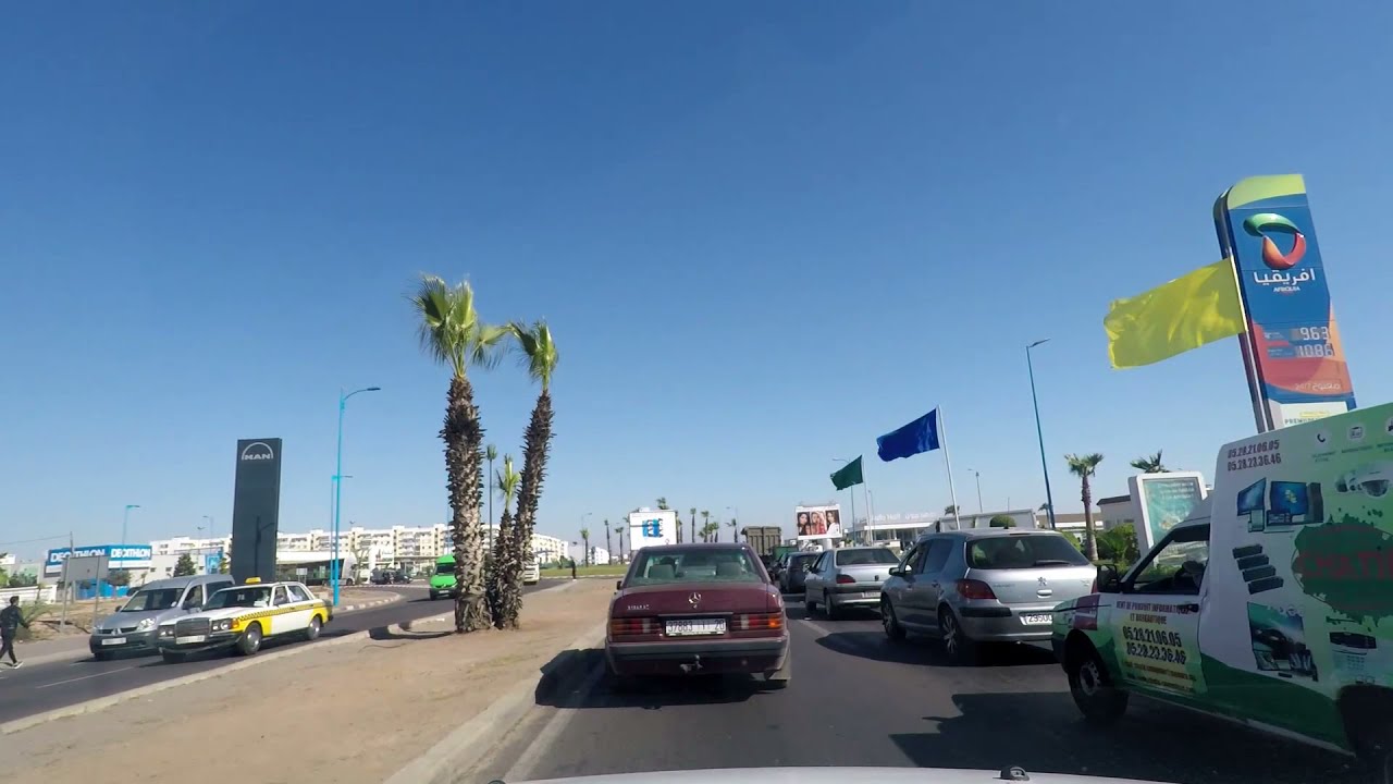 AGADIR vers MARRAKECH via autoroute le 08/04/2019 - GOPRO