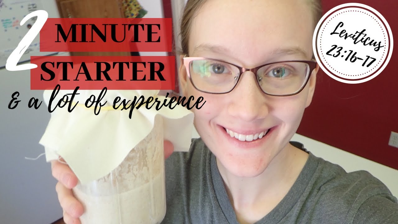 EASY Sourdough Starter From Scratch | Preparing for Feast of Weeks (Shavuot)