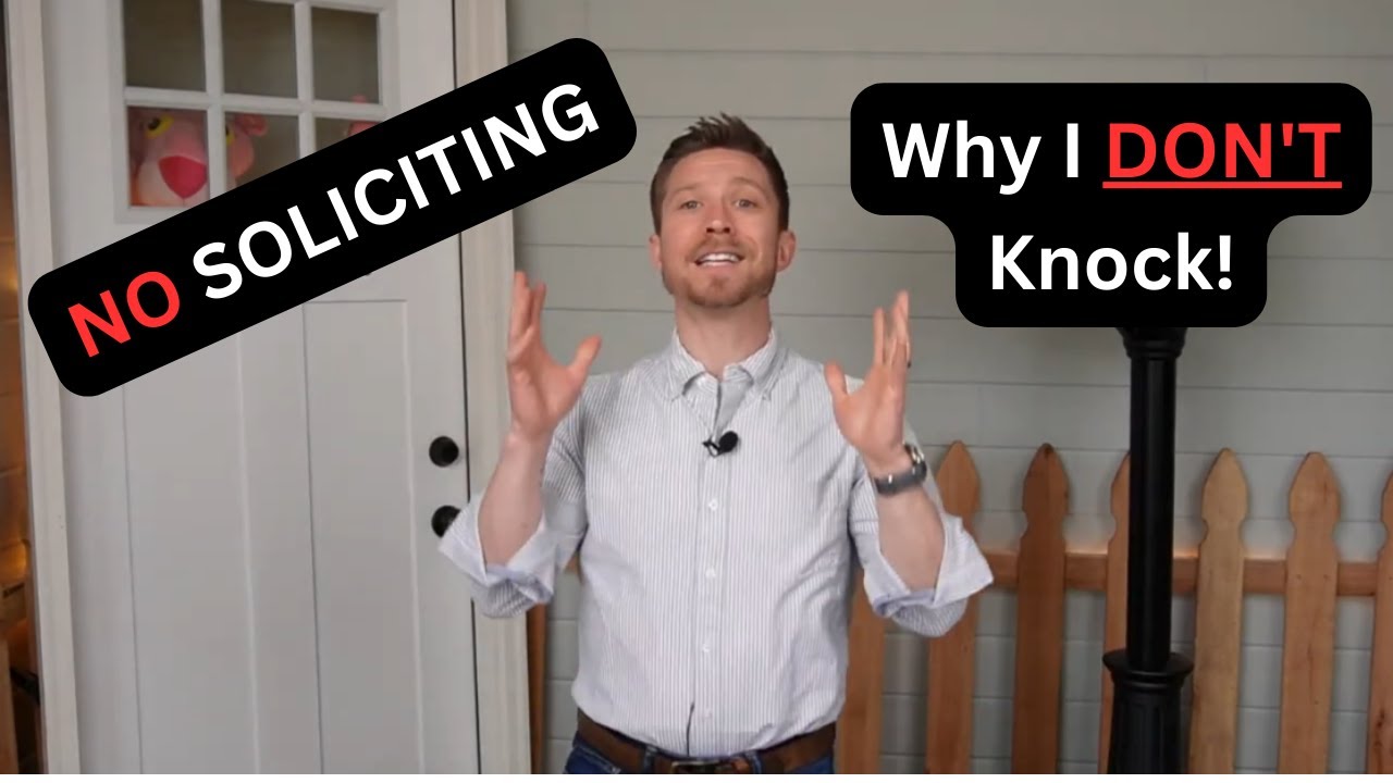 Why I DON'T Knock NO SOLICITING Signs! I Do This Instead