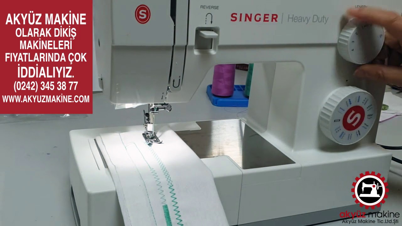 Singer Heavy Duty 5523 Dikiş Makinesi Tanıtımı ve Eğitimi