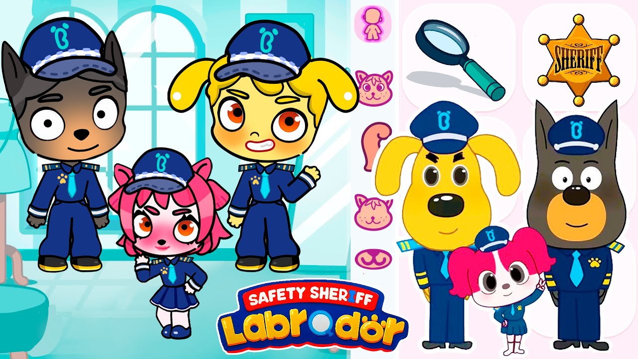 ПРИКЛЮЧЕНИЯ ШЕРИФА ЛАБРАДОРА В АВАТАР ВОРЛД 👮🐶  Полицейская Академия | Toca Life World