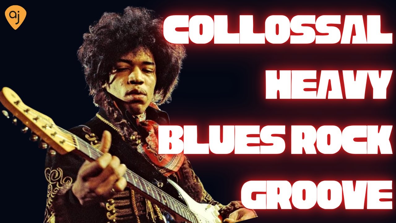 🎸 COLOSSAL HEAVY BLUES ROCK JAM TRACK for Guitar in E Minor