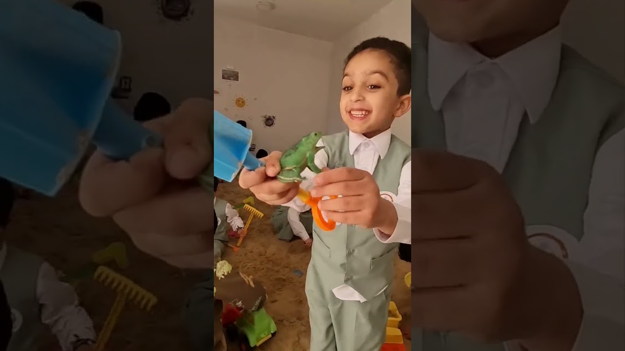 لعب المرح بالرمل 