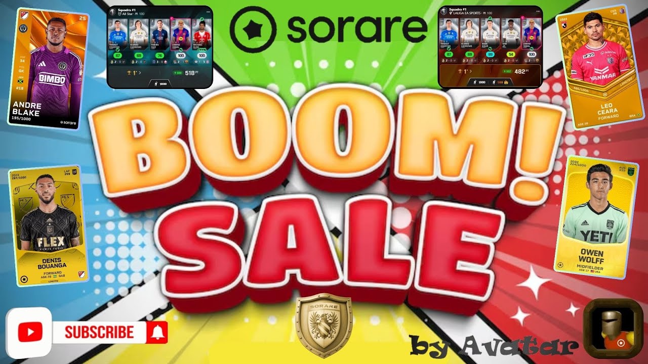 SORARE - LA MIA ROAD TO GLORY: BOOM SALE